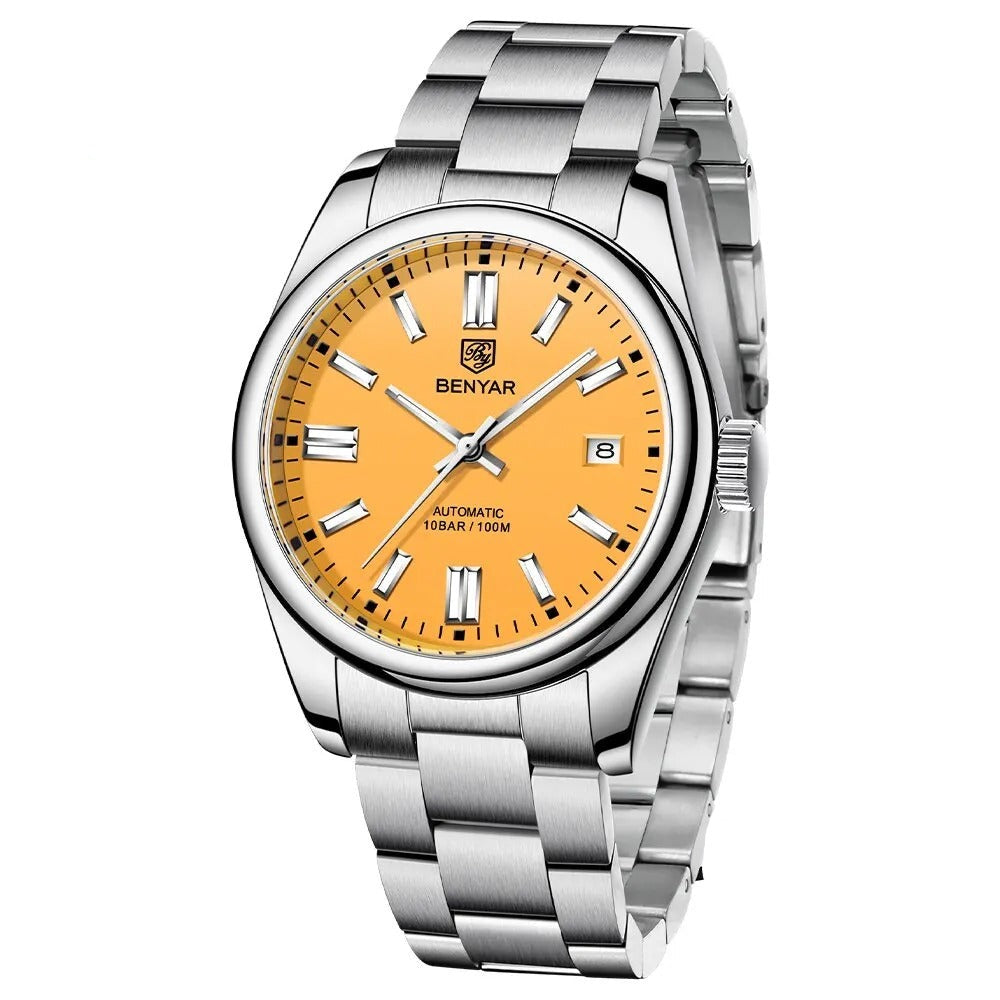 Edelstahl Automatik Armbanduhr "Impermeabile Blu no.419" - PITANI