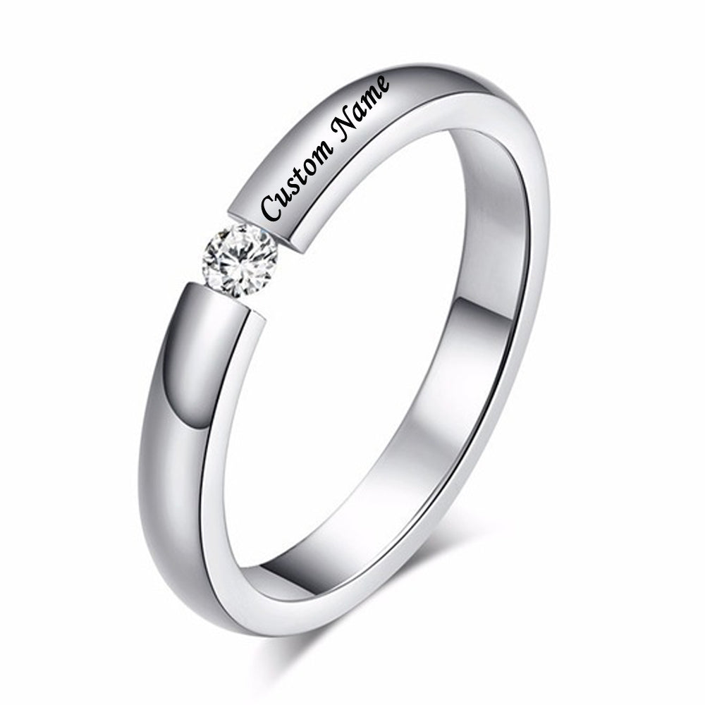 Personalisierter Edelstahl Ring "no.148" - PITANI