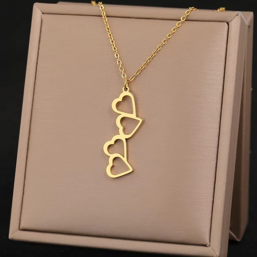 Edelstahl Halskette "Simbolo dell'infinito del cuore no.4238" - PITANI