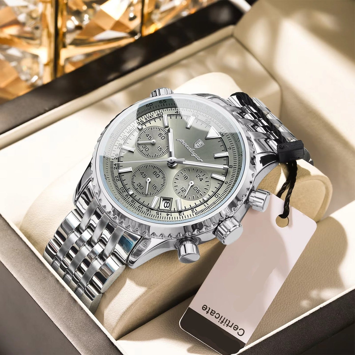 Edelstahl Armbanduhr "Orologio militare da uomo impermeabile no.4182" - PITANI