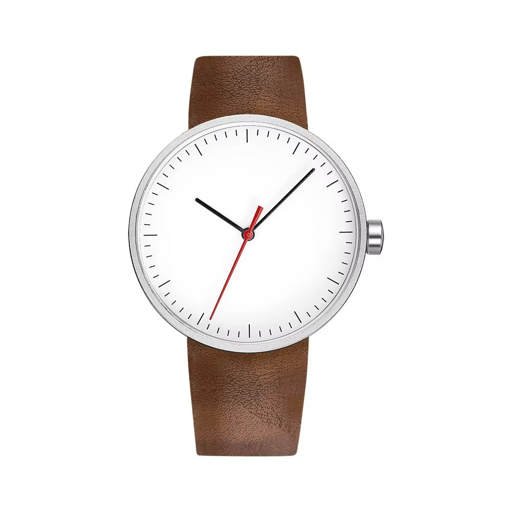 Minimalistisch einfache Leder Armbanduhr "Orologio da coppia per belle .4162" - PITANI
