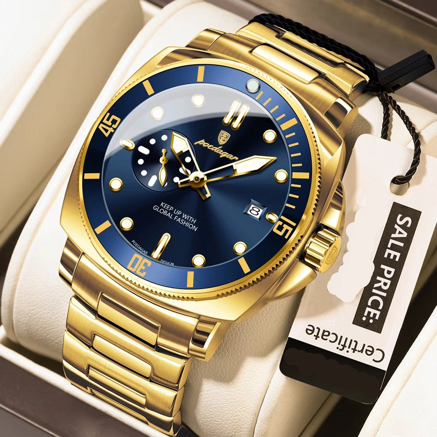 Edelstahl Armbanduhr "Uomo sportivo di lusso no.4178" - PITANI