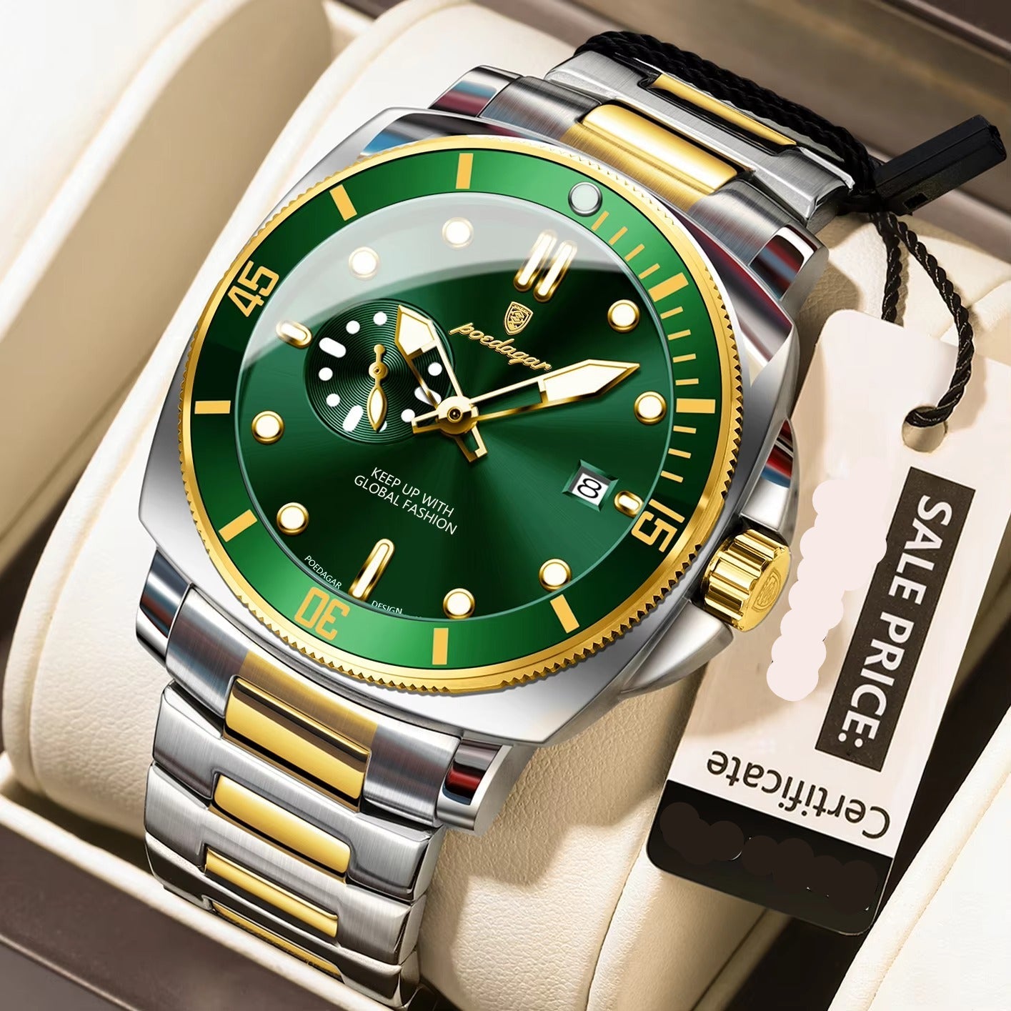 Edelstahl Armbanduhr "Uomo sportivo di lusso no.4178" - PITANI