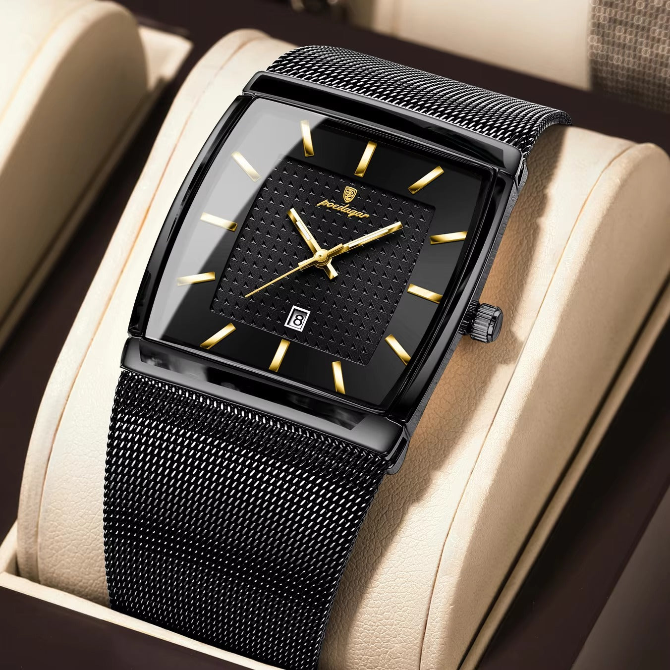 Ultra dünne Quadratische Armbanduhr "Orologio da polso da uomo rettangolare no.4179" - PITANI