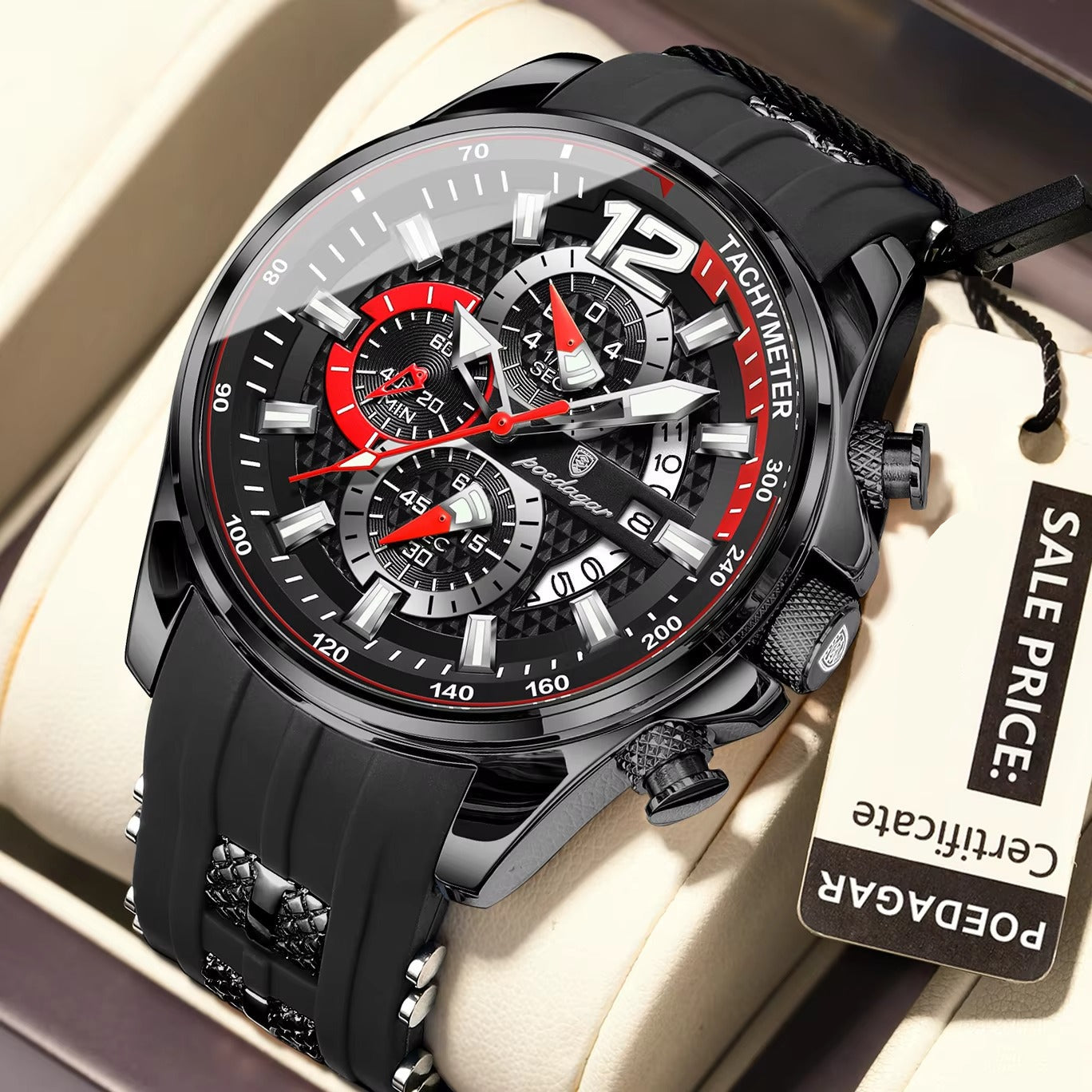 Farbenfrohe Silikon Armbanduhr "Quarzo siliconico no.4160" - PITANI