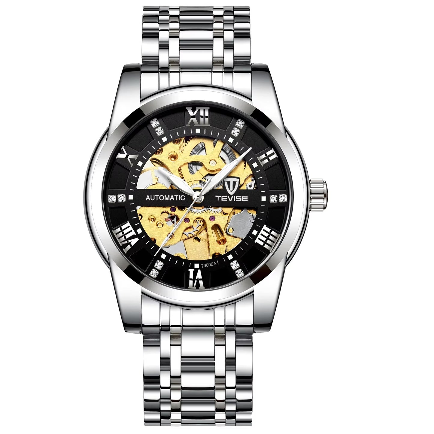 Edelstahl Automatik Armbanduhr "Cinturino in acciaio inossidabile no.4173" - PITANI