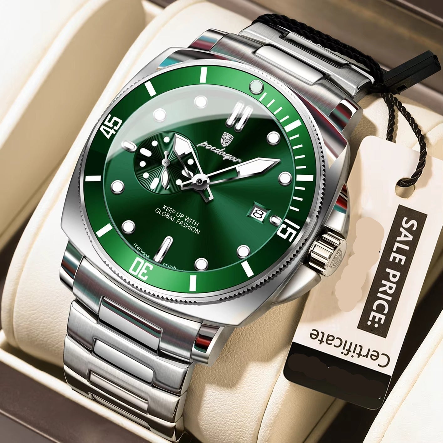 Edelstahl Armbanduhr "Uomo sportivo di lusso no.4178" - PITANI