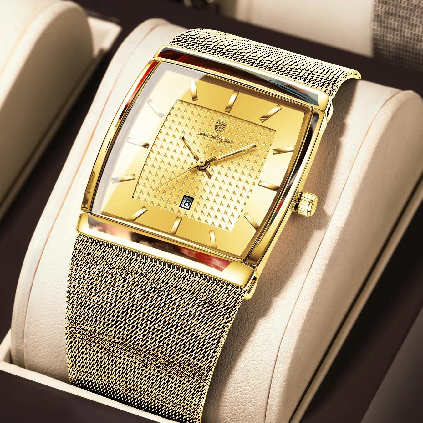Ultra dünne Quadratische Armbanduhr "Orologio da polso da uomo rettangolare no.4179" - PITANI
