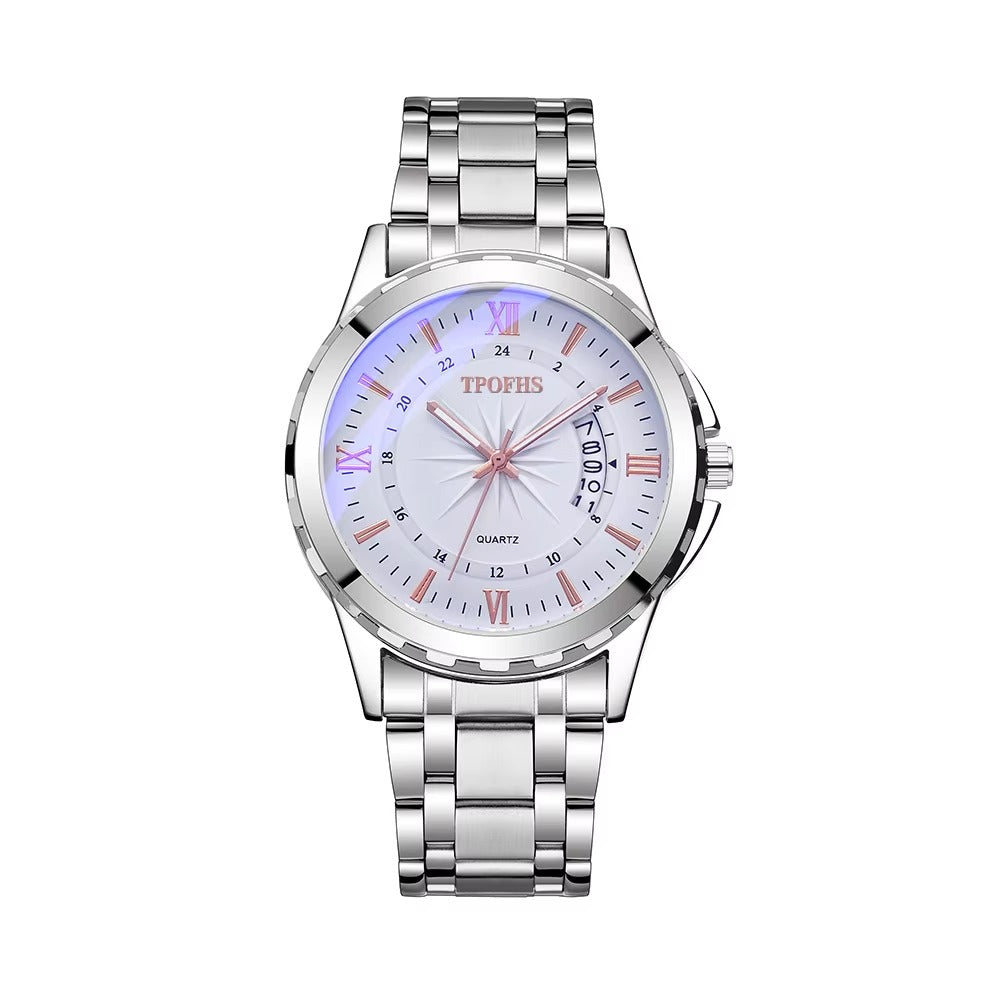 Elegante Edelstahl Armbanduhr "Finestra di luce blu di moda no.4164" - PITANI