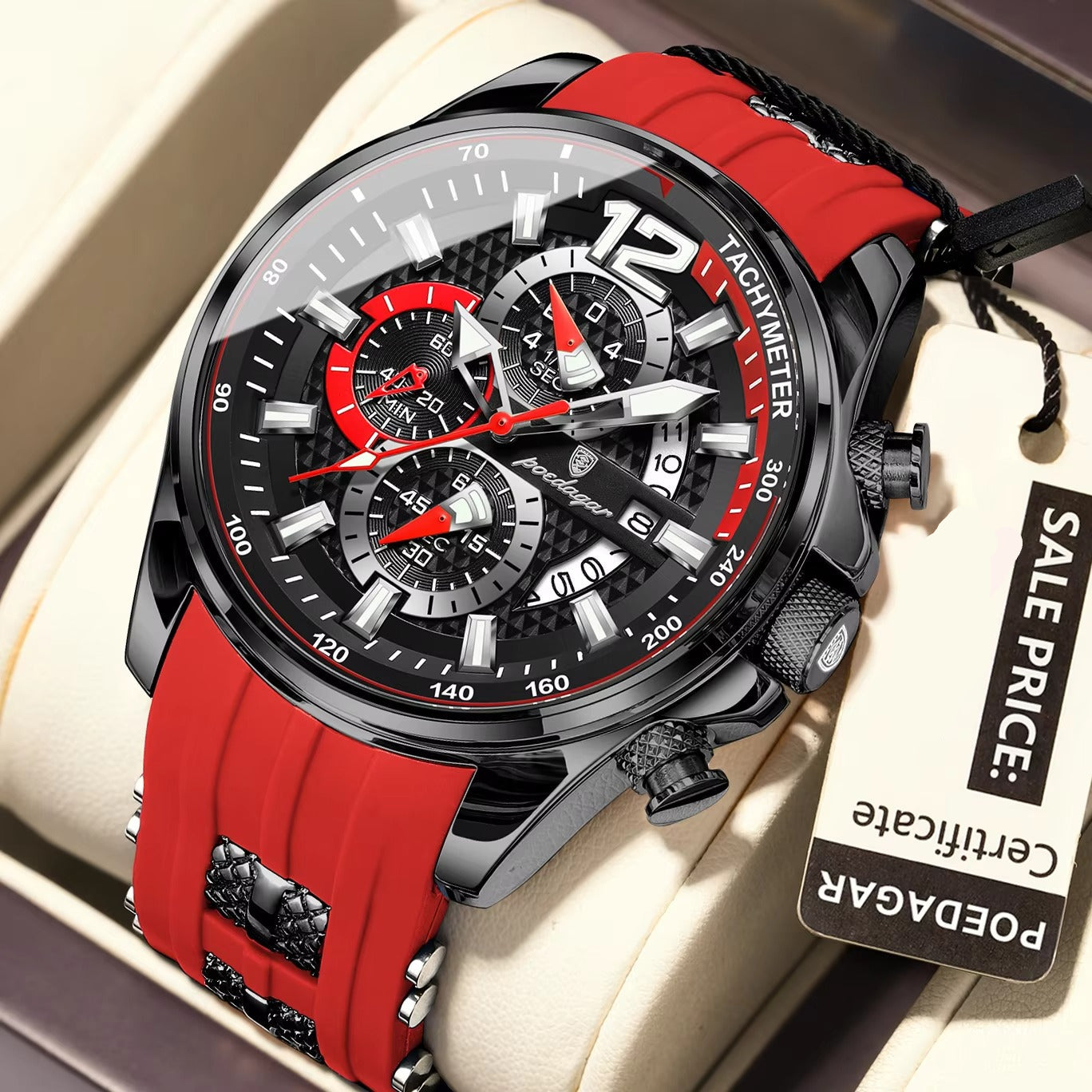 Farbenfrohe Silikon Armbanduhr "Quarzo siliconico no.4160" - PITANI