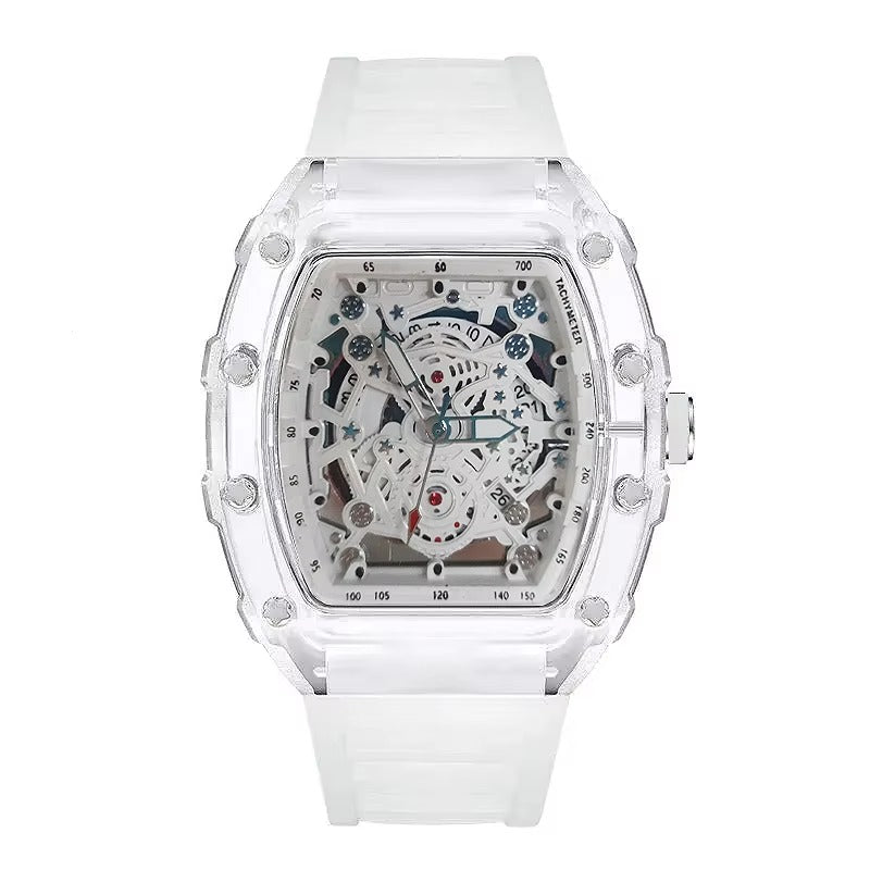 Farbenfrohe Bunte Silikon Armbanduhr "Orologio con luce notturna no.4175" - PITANI