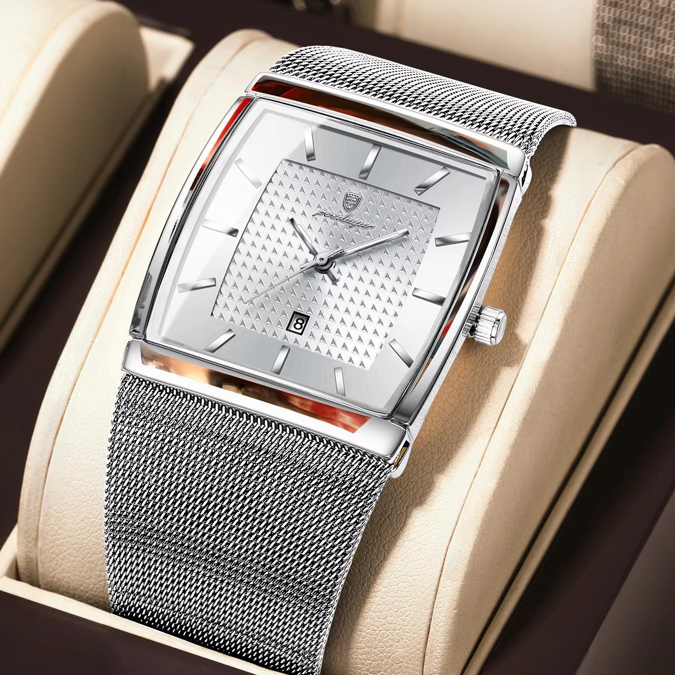 Ultra dünne Quadratische Armbanduhr "Orologio da polso da uomo rettangolare no.4179" - PITANI