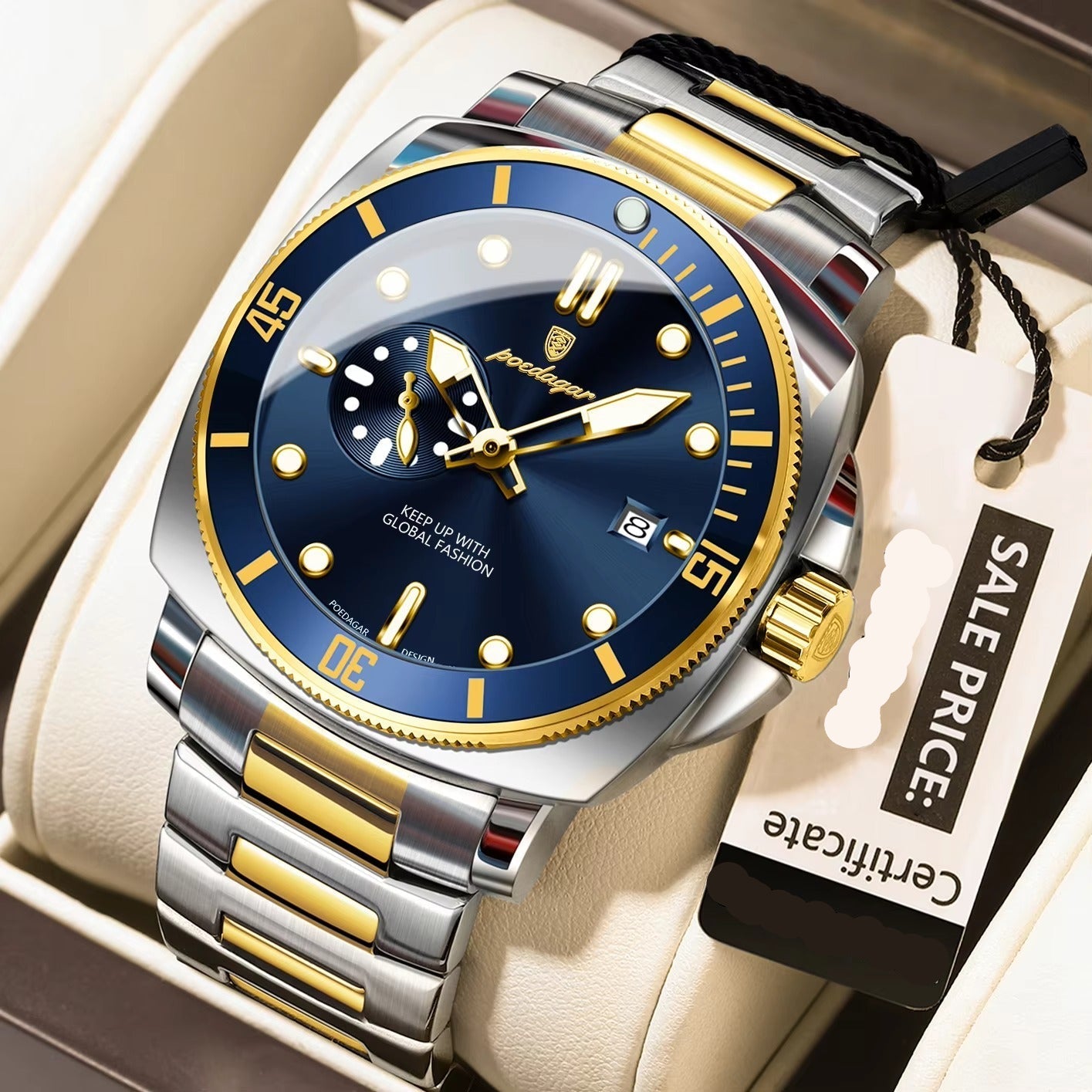 Edelstahl Armbanduhr "Uomo sportivo di lusso no.4178" - PITANI