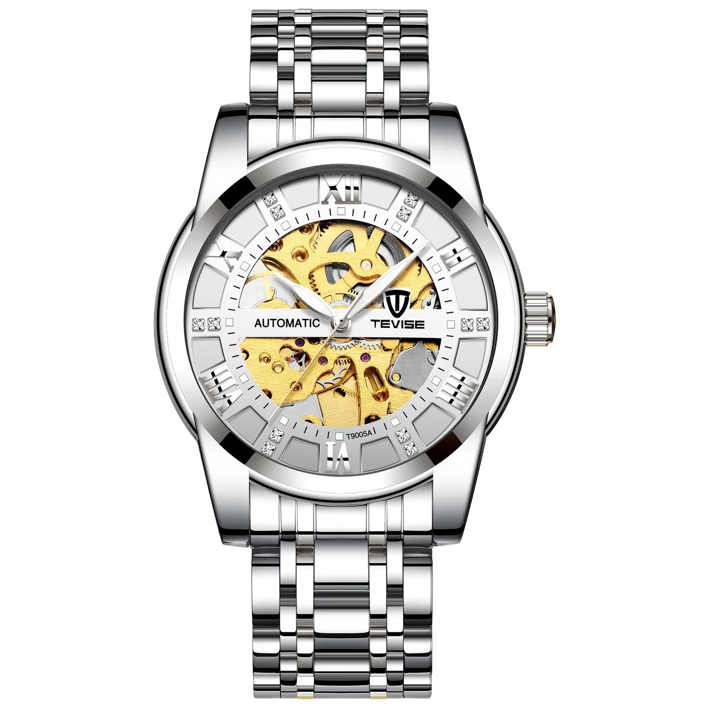 Edelstahl Automatik Armbanduhr "Cinturino in acciaio inossidabile no.4173" - PITANI