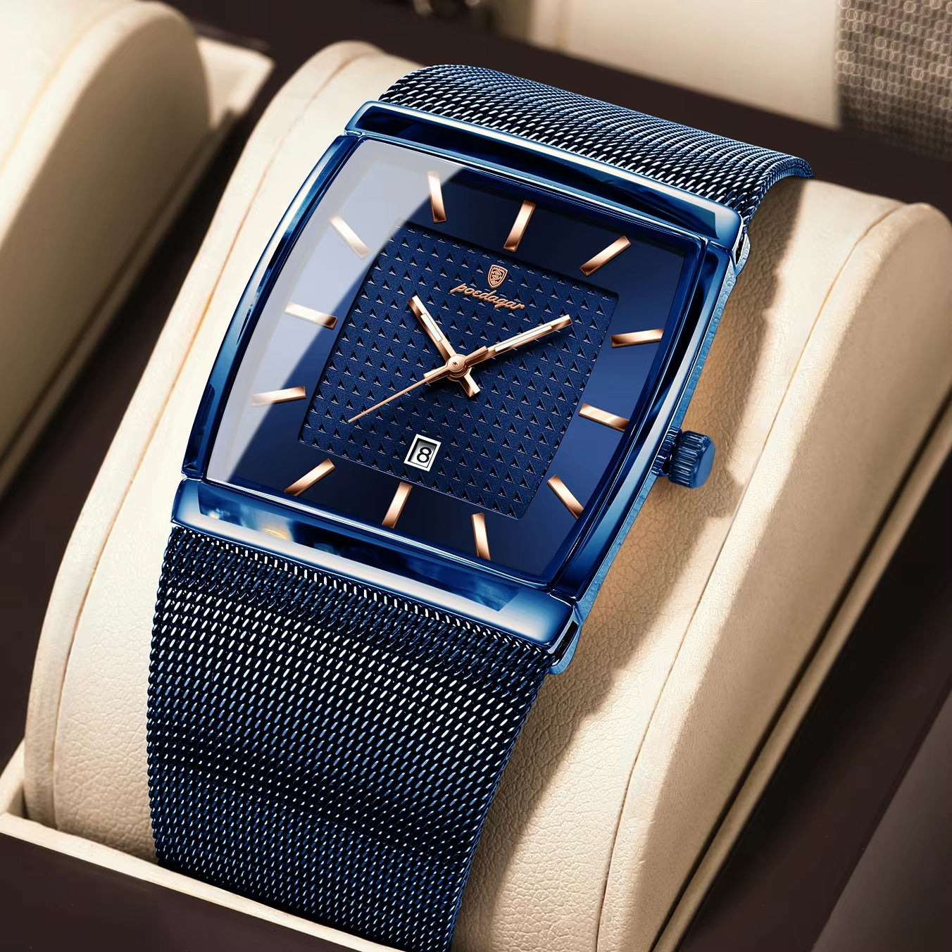 Ultra dünne Quadratische Armbanduhr "Orologio da polso da uomo rettangolare no.4179" - PITANI