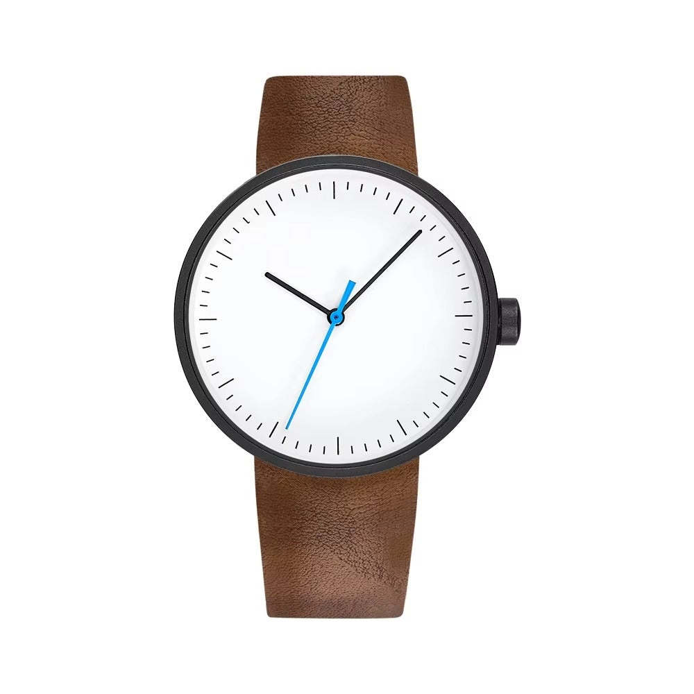 Minimalistisch einfache Leder Armbanduhr "Orologio da coppia per belle .4162" - PITANI