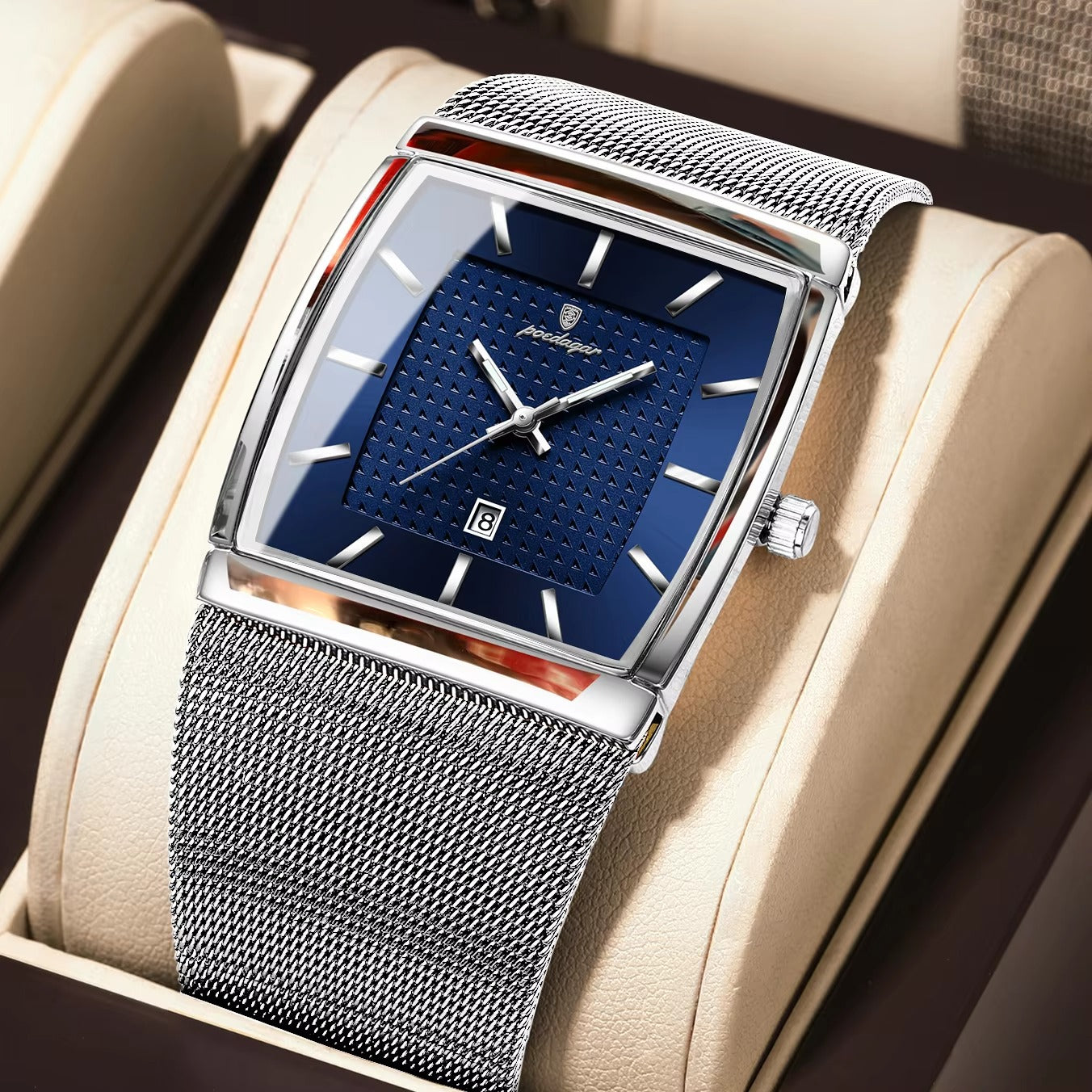 Ultra dünne Quadratische Armbanduhr "Orologio da polso da uomo rettangolare no.4179" - PITANI