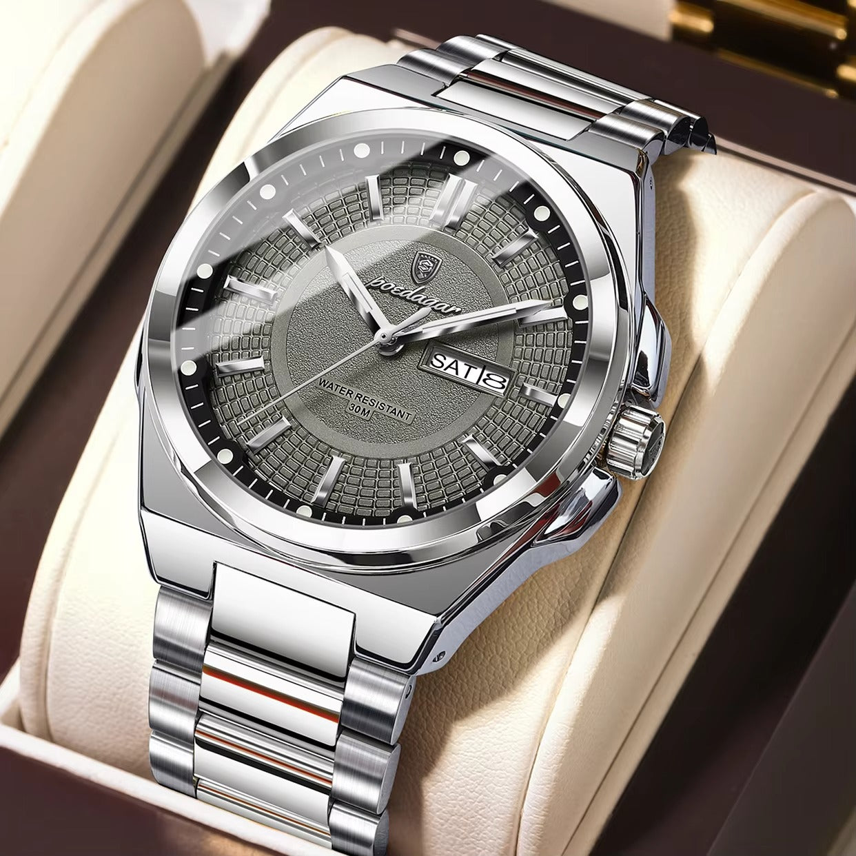 Edelstahl Armbanduhr "Quarzo moda aziendale no.4169" - PITANI