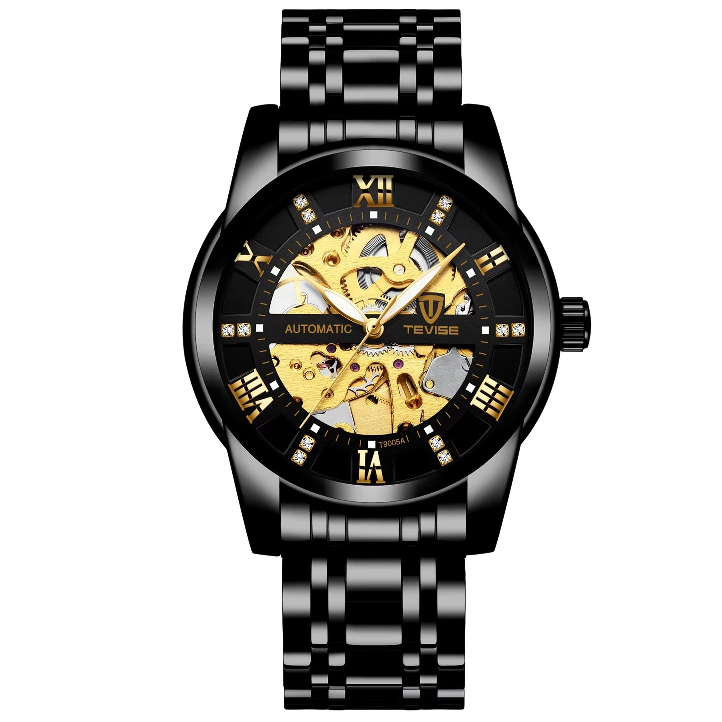 Edelstahl Automatik Armbanduhr "Cinturino in acciaio inossidabile no.4173" - PITANI