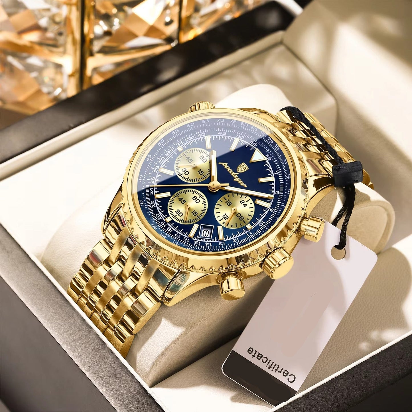 Edelstahl Armbanduhr "Orologio militare da uomo impermeabile no.4182" - PITANI