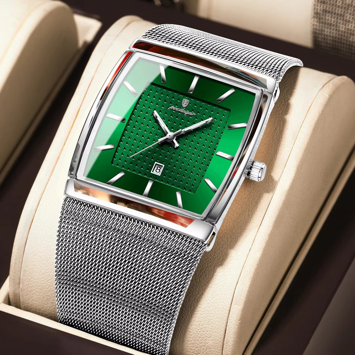 Ultra dünne Quadratische Armbanduhr "Orologio da polso da uomo rettangolare no.4179" - PITANI