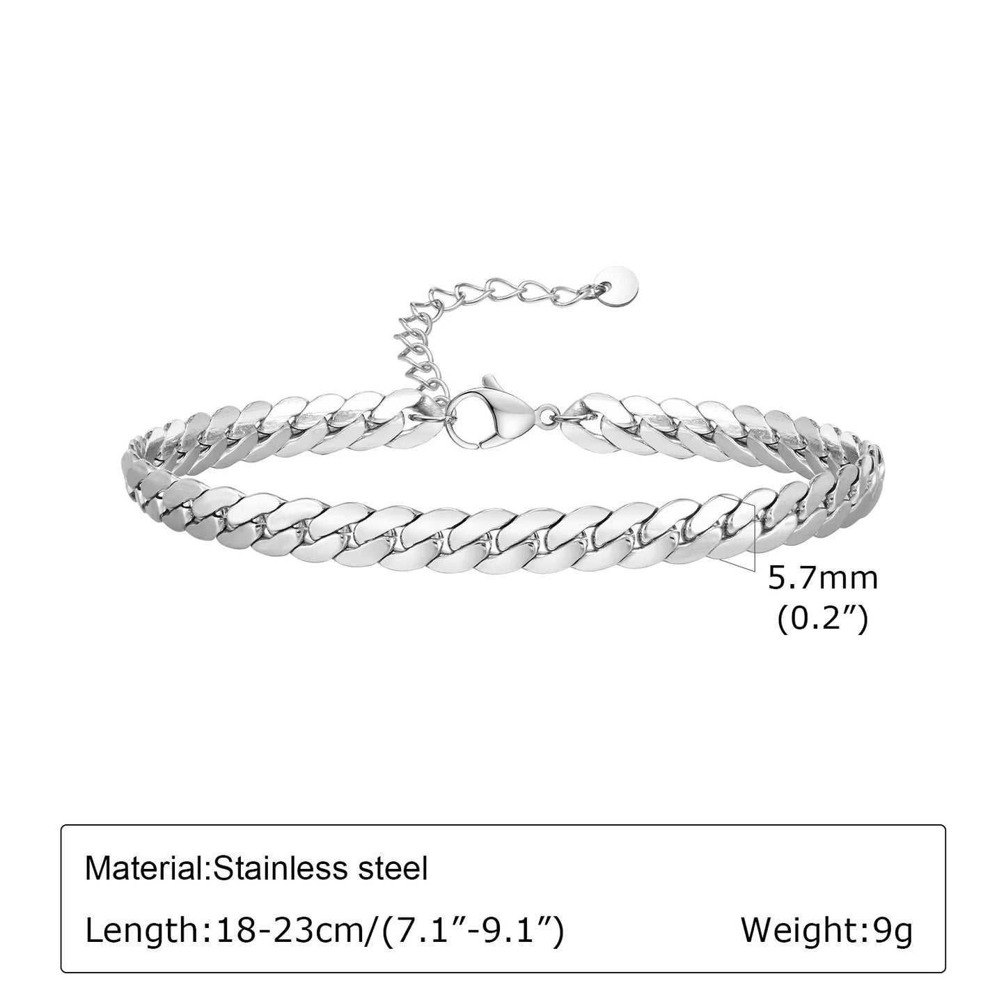 Edelstahl Armband "Cubano Impermeabile no.5314" - PITANI