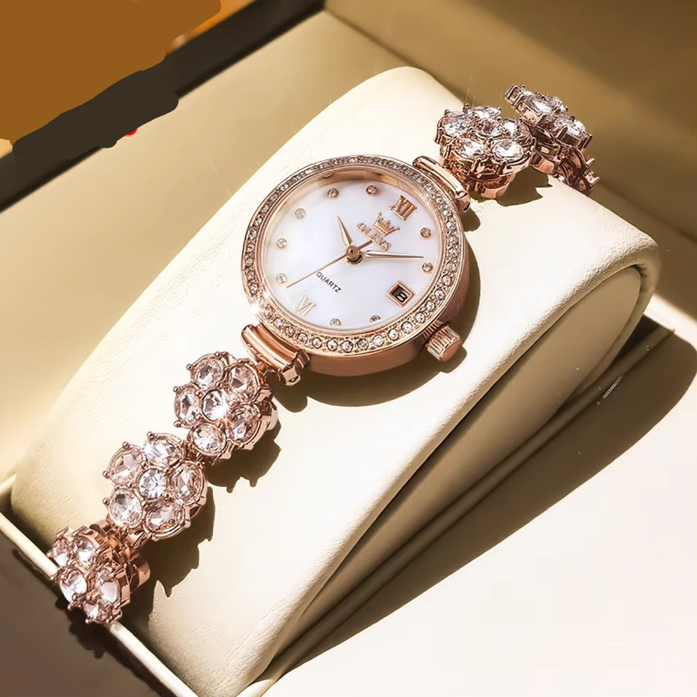 Edelstahl Armbanduhr mit Blumenform "Alto no.3240“ - PITANI
