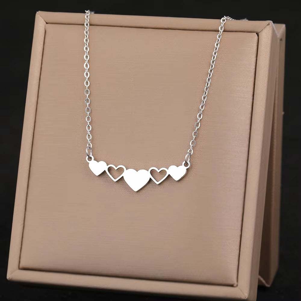 Edelstahl Halskette "Simbolo dell'infinito del cuore no.4238" - PITANI