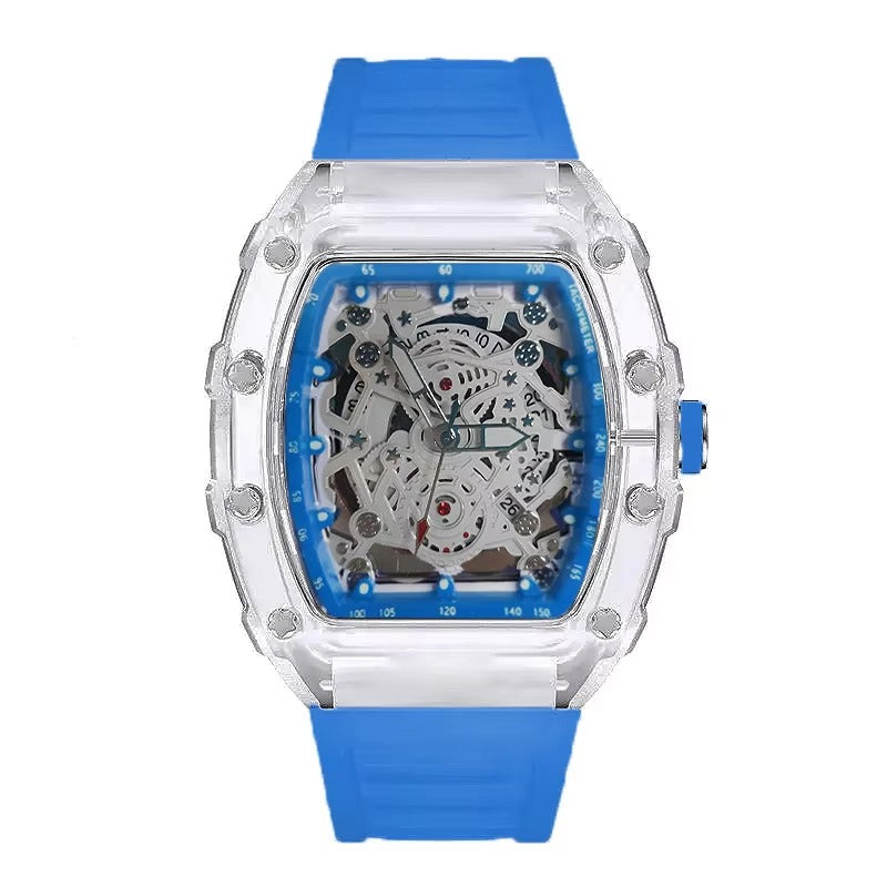 Farbenfrohe Bunte Silikon Armbanduhr "Orologio con luce notturna no.4175" - PITANI