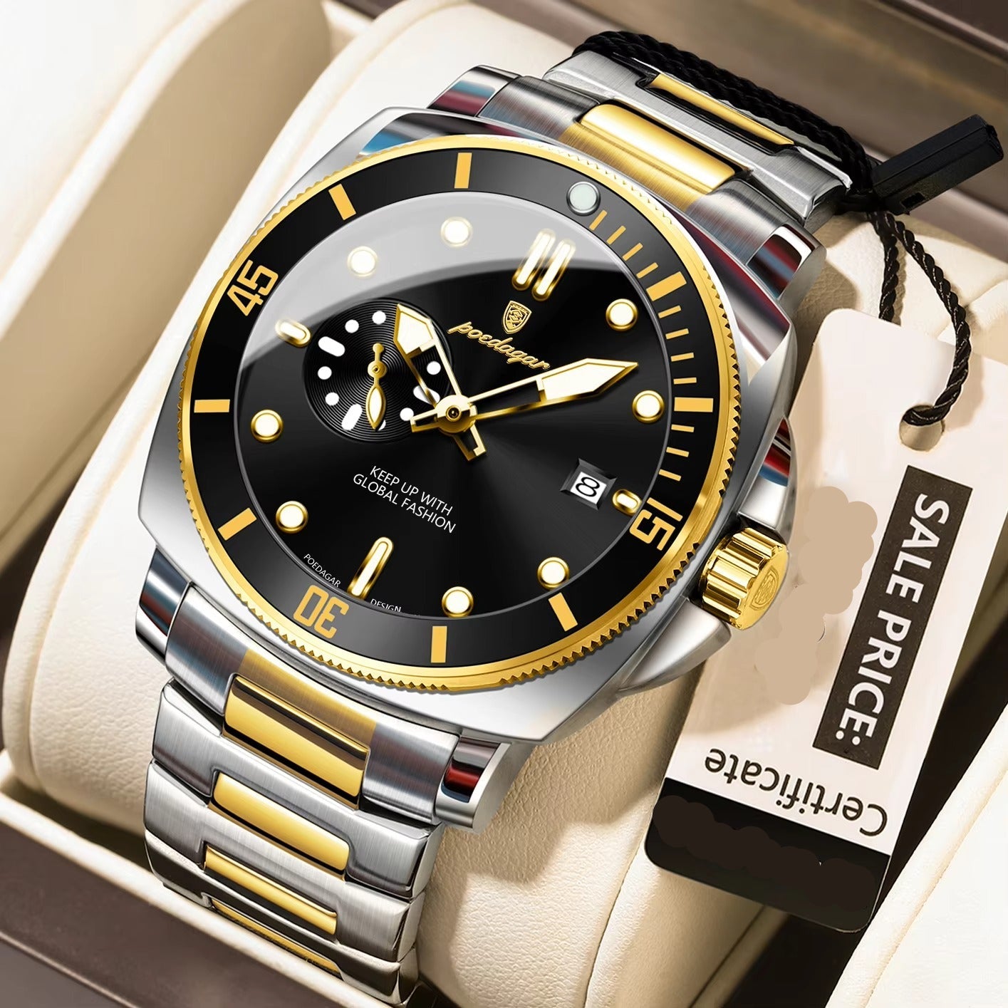 Edelstahl Armbanduhr "Uomo sportivo di lusso no.4178" - PITANI