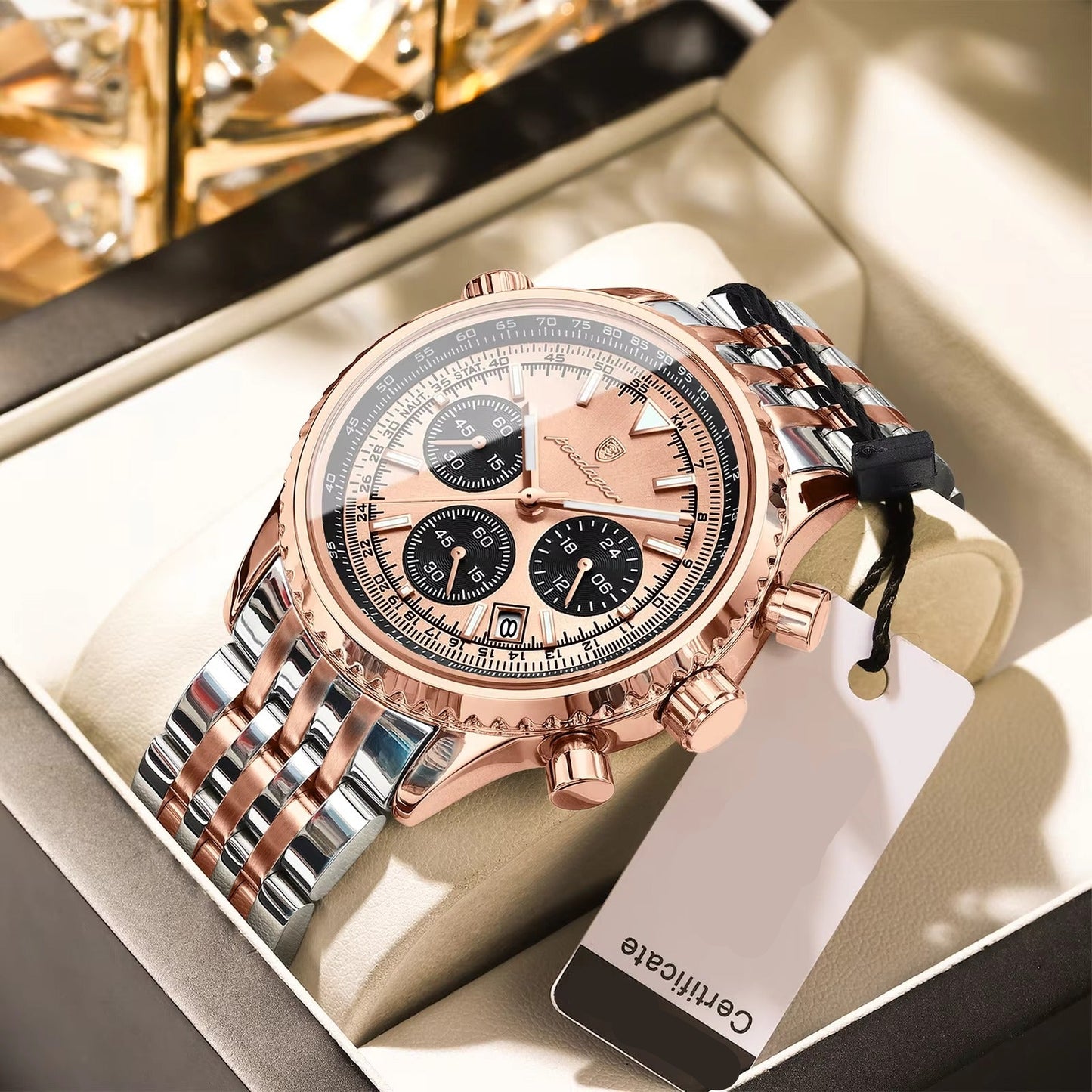 Edelstahl Armbanduhr "Orologio militare da uomo impermeabile no.4182" - PITANI