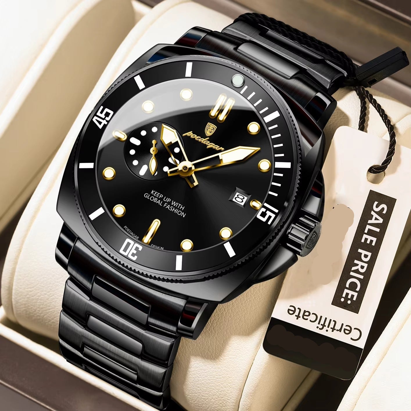 Edelstahl Armbanduhr "Uomo sportivo di lusso no.4178" - PITANI