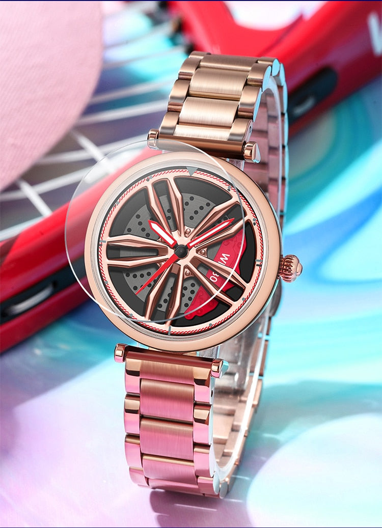 Rotierende Felgen Armbanduhr "Sole no.416" - PITANI