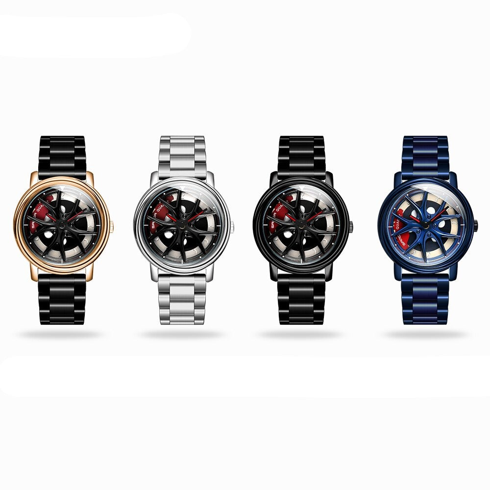 Rotierende Felgen Armbanduhr "Fienile no.411" - PITANI