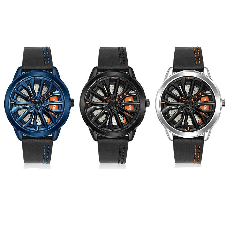 Rotierende Felgen Armbanduhr "Arancia no.407" - PITANI