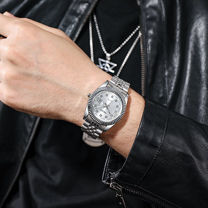 Edelstahl Armbanduhr "Orologio a righe no.411" - PITANI