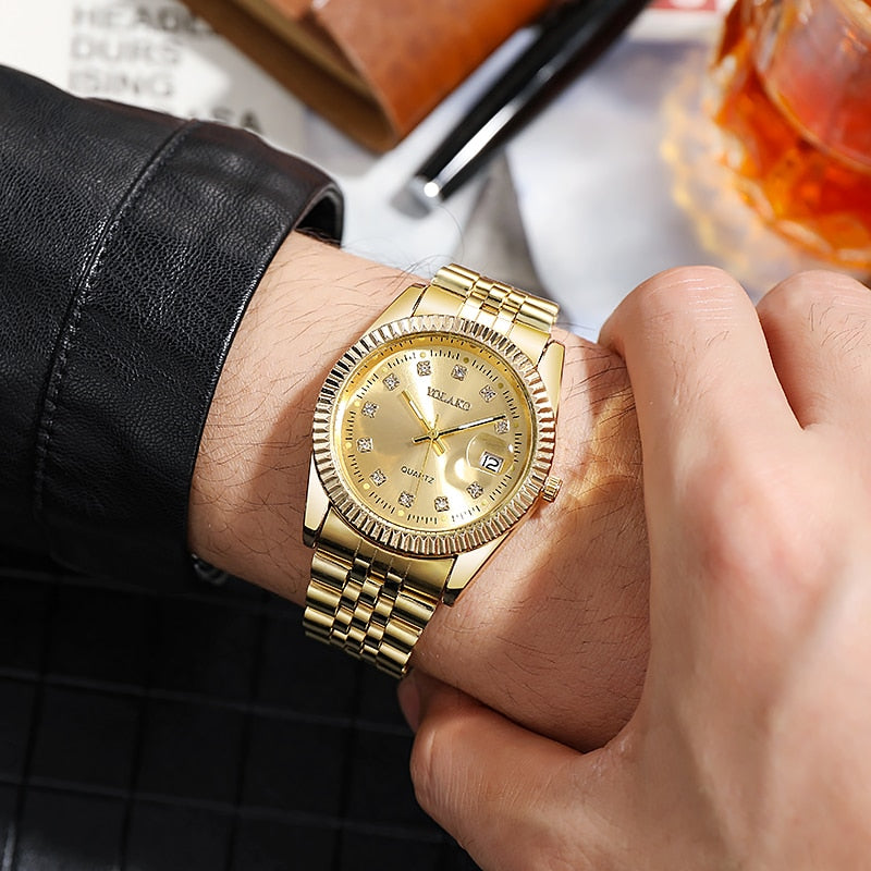 Edelstahl Armbanduhr "Orologio a righe no.411" - PITANI