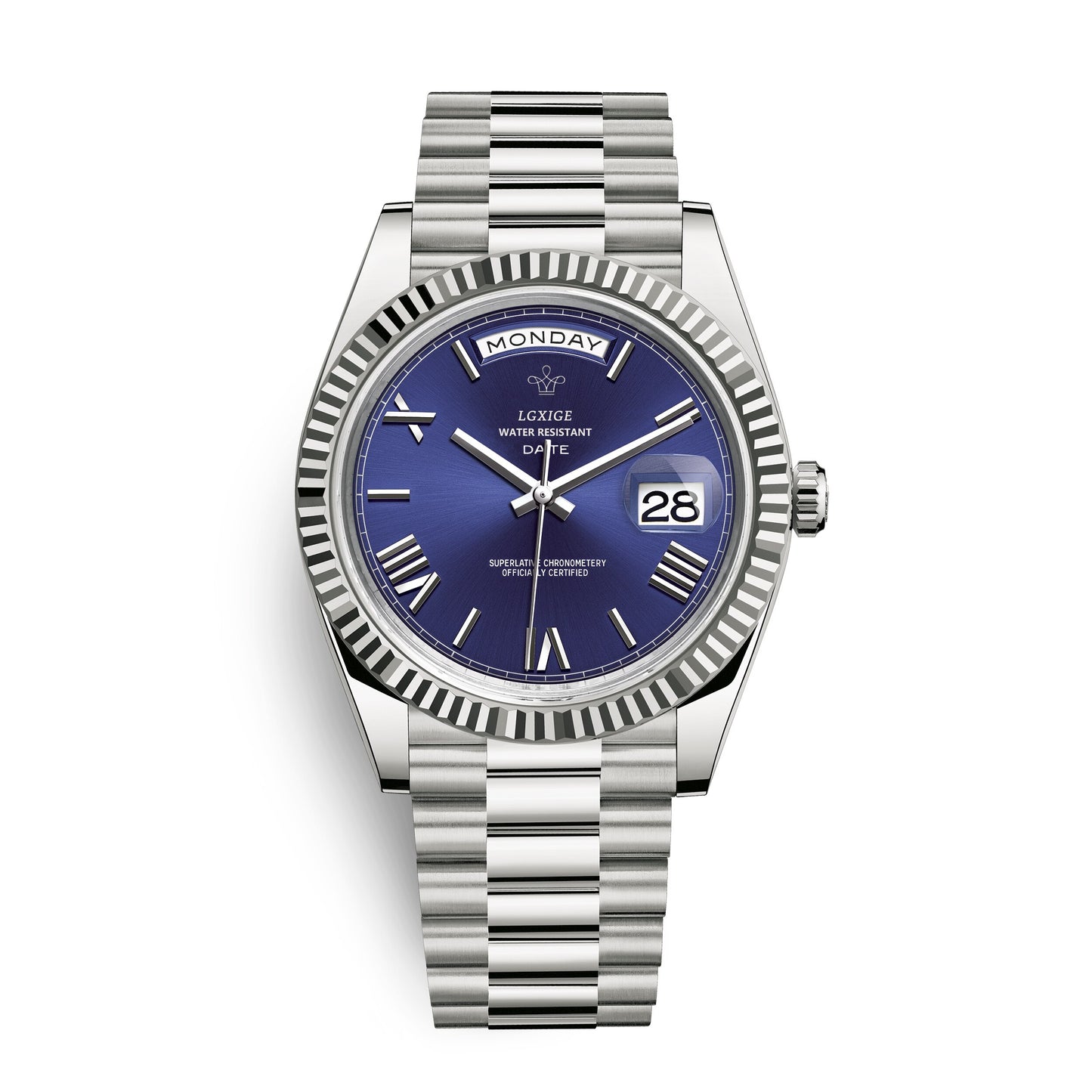 Edelstahl Armbanduhr "Orologio Blu Di Moda no.354" - PITANI