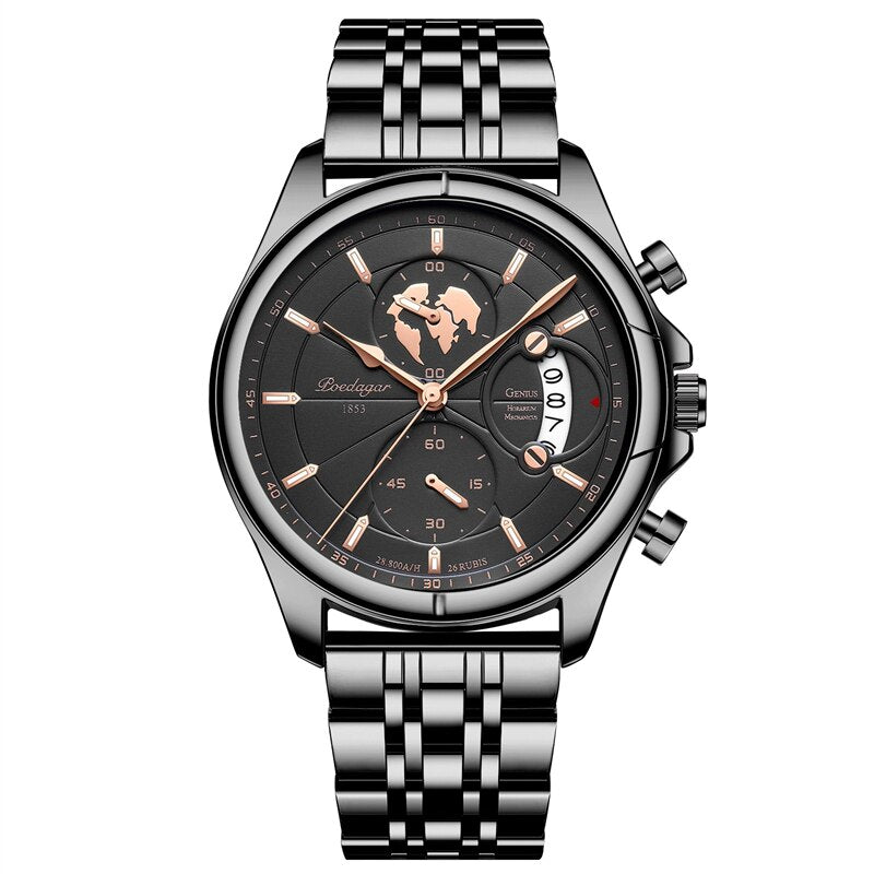 Edelstahl Armbanduhr "Acciaio Pieno no.260" - PITANI
