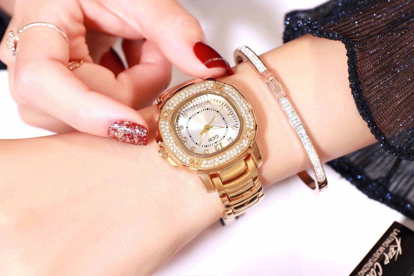 Edelstahl Armbanduhr "Signora Di Stile no.381" - PITANI