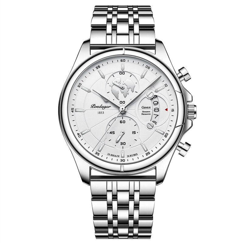 Edelstahl Armbanduhr "Acciaio Pieno no.260" - PITANI