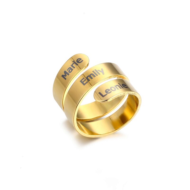Personalisierter Edelstahl Ring "Regalo no.164" - PITANI