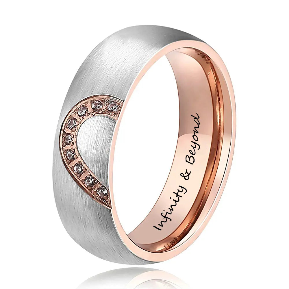 Personalisierter Edelstahl Ring "Coppia no.149" - PITANI