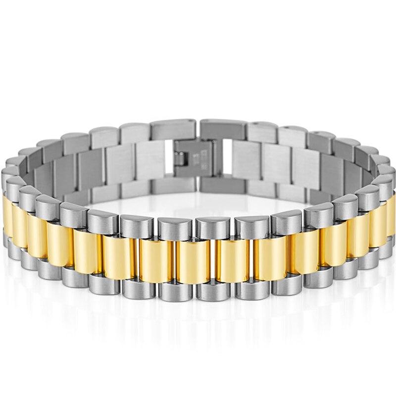 Edelstahl Armband "Placcato Oro no.244" - PITANI