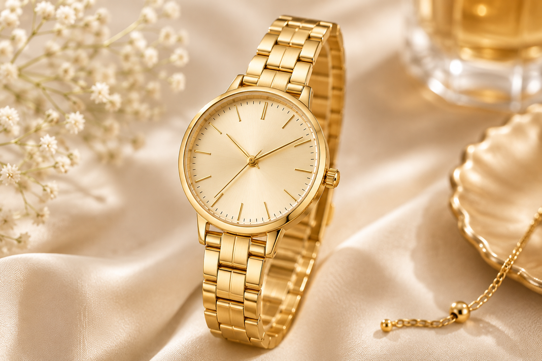 damen-armbanduhr-gold-elegant-quarz-business-stil