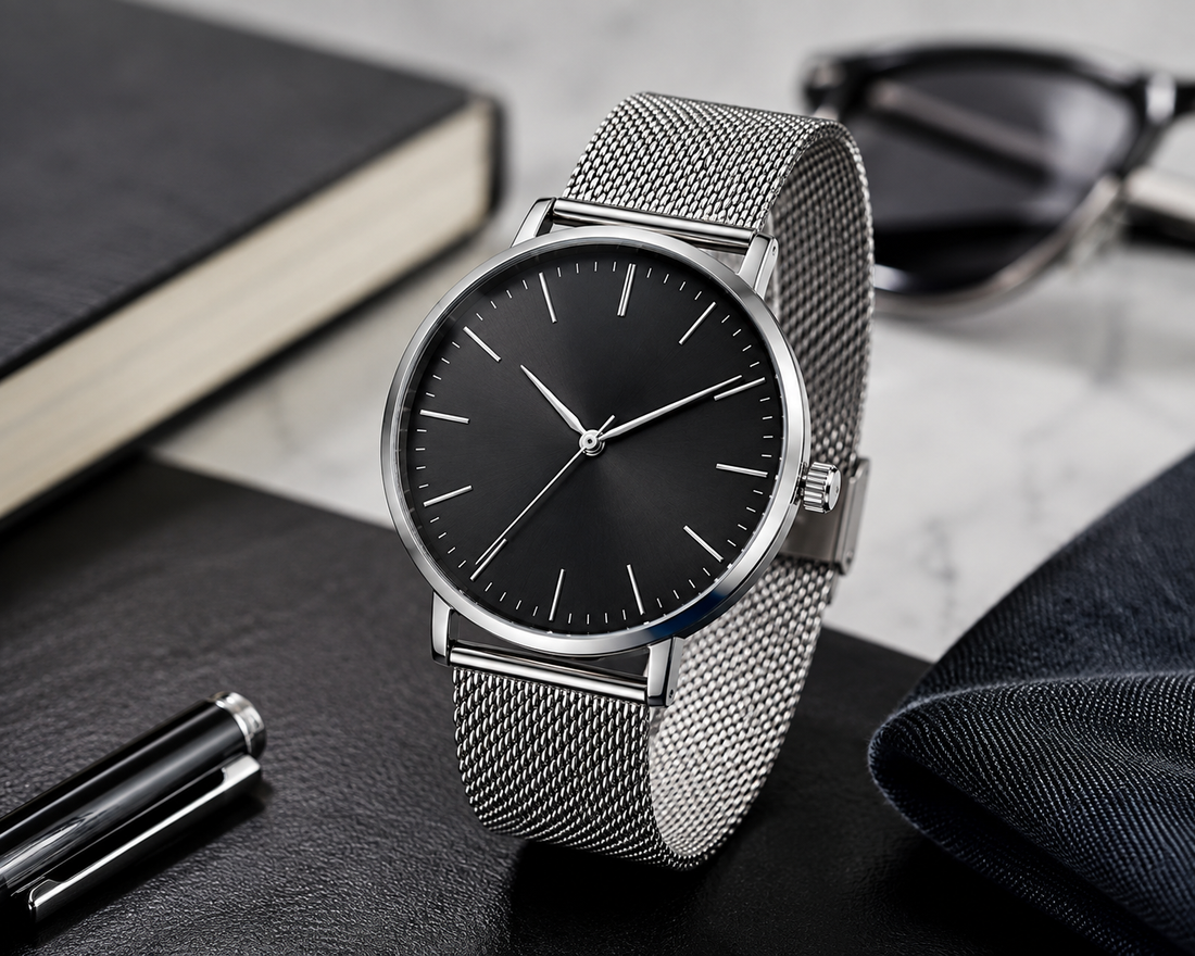 herren-casual-uhr-mesh-edelstahl-minimalistisches-design