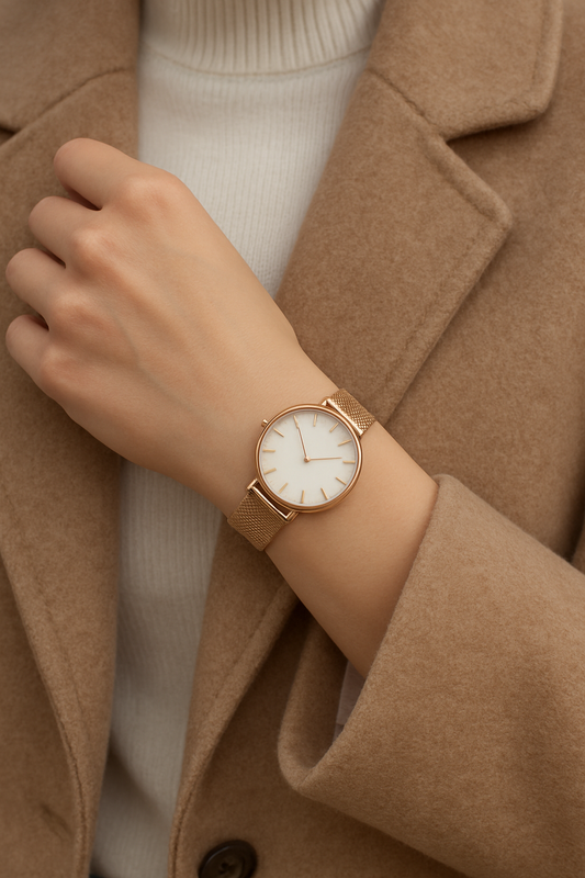 perfekte-damen-armbanduhr-outfit-uhren-2025