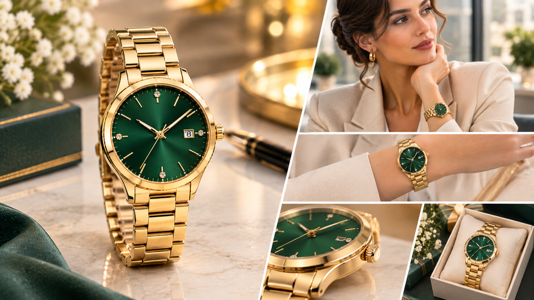 damen-armbanduhr-gold-elegant-quarz-business-stil
