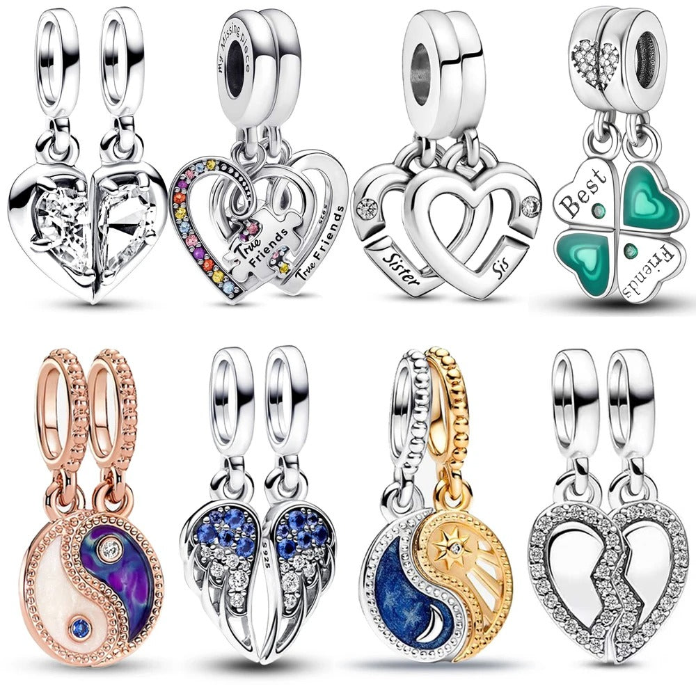 Verschiedene Armbänder mit individuellen Charms – stilvolle Kombinationen für jeden Anlass, präsentiert von PITANI®