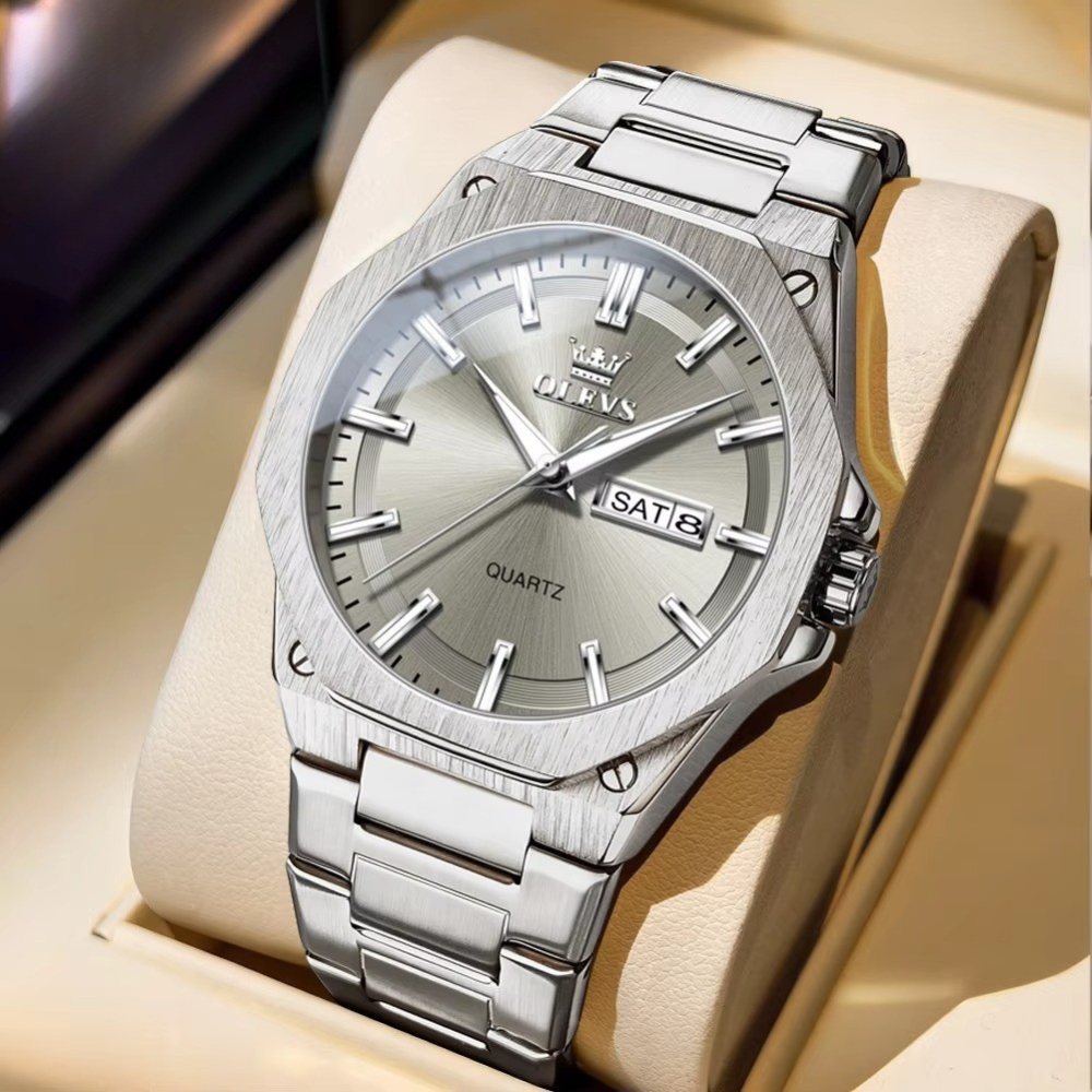 Elegante achteckige Edelstahl Armbanduhr "Orologio bella del mare no.5298“ - PITANI